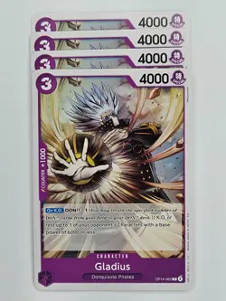 One Piece - 4x OP14-062 Gladius - Common - Image 1
