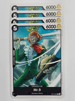 One Piece - 4x OP14-095 Mr.9 - Common - Image 1