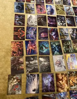 [SC] ya46 Mtg Magic The Gathering Art Cards 120 Signed - Image 4