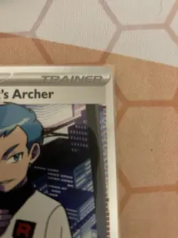 Pokemon TCG Team Rockets Archer Full Art Card Destined Rivals 223/182 - Image 4