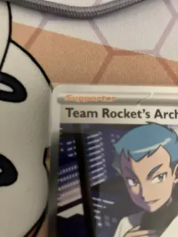Pokemon TCG Team Rockets Archer Full Art Card Destined Rivals 223/182 - Image 5