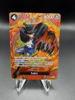 Sabo (P-105) (SP) - Adventure on Kami's Island (OP15-EB04) TCG English Card - Image 1