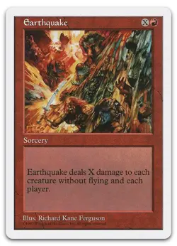 Earthquake (NM) Fifth Edition 5ED Magic MTG - Image 1
