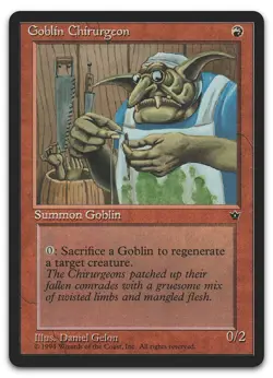 Goblin Chirurgeon (Gelon) (NM) Fallen Empires FEM Magic MTG - Image 1