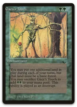 Gaea's Touch (NM) The Dark DRK Magic MTG - Image 1