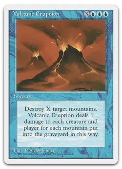 Volcanic Eruption (NM) Fourth Edition 4ED Magic MTG - Image 1