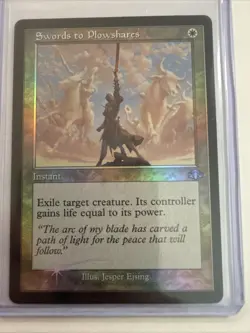 Swords to Plowshares (Retro Frame) Dominaria Remastered FOIL #275 - Image 1