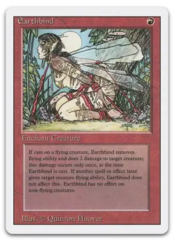 Earthbind (NM) Revised Edition 3ED Magic MTG - Image 1