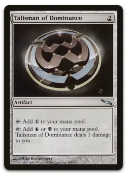 Talisman of Dominance #253 (NM) Mirrodin MRD Magic MTG - Image 1