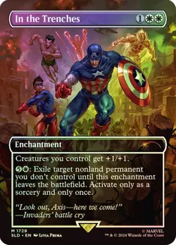 Magic The Gathering MTG IN THE TRENCHES FOIL Secret Lair Drop Series NM - Image 1