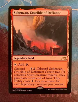 Sokenzan, Crucible of Defiance - NM EN - Kamigawa Neon Dynasty - NEO 276 - MTG - Image 1