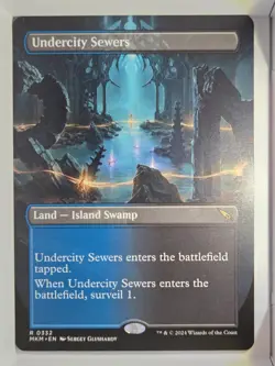 Undercity Sewers (Borderless) - R332 - MTG - Murders at Karlov Manor (MKM) - Image 1