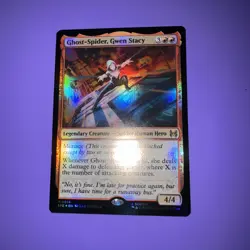 2025 Magic MTG Marvel's Spider-Man Ghost-Spider, Gwen Stacy Foil M0014 SPM - Image 1