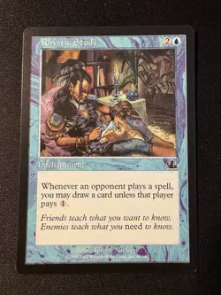 Magic: The Gathering Rhystic Study Prophecy Regular Blue Common Terese Nielsen - Image 1