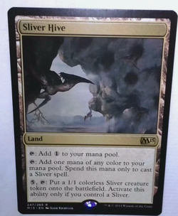 Sliver Hive - Magic 2015 M15 - Rare Land - MTG Magic the Gathering - NM - Image 1