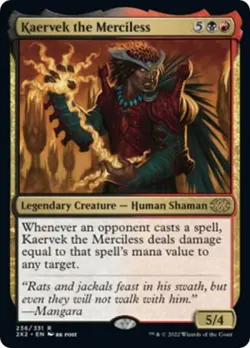 Kaervek the Merciless -Foil Near Mint MTG Double Masters 2022 - Image 1