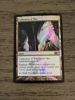 MTG Cathedral of War - FOIL!! (Magic 2013) - Image 1