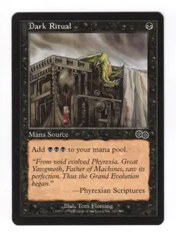 Dark Ritual Urza's Saga Regular Common NM Magic The Gathering MTG 127/350 - Image 1