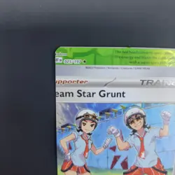 Pokemon TCG NFC Error Miscut Team Star Grunt 195/197 Obsidian Flames Reverse... - Image 4