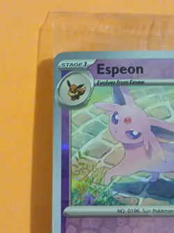 SEALED Pokemon Scarlet & Violet Espeon 086/197 Best Buy Promo Reverse Holo - Image 3