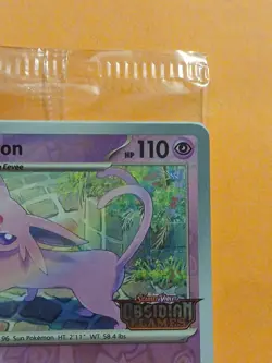 SEALED Pokemon Scarlet & Violet Espeon 086/197 Best Buy Promo Reverse Holo - Image 4