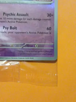 SEALED Pokemon Scarlet & Violet Espeon 086/197 Best Buy Promo Reverse Holo - Image 5