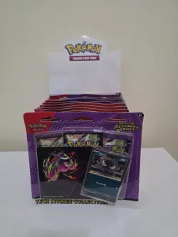 11 Pokemon Ascended Heroes Tech Sticker Collection | 3 Boosters + Promo | Sealed - Image 4