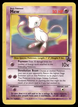 Mew 8 Promo Wizards Black Star Promos Pokemon Lightly Played - Image 1