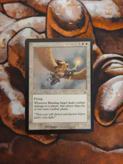 Blinding Angel Nemesis NMS MTG Magic the Gathering 1st Edition - Image 1