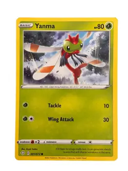 New: 2021 Pokemon TCG Yanma 001 Shining Fates Regular Common - Image 1