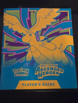 Pokemon TCG Ascended Heroes ETB Players Guide Book *NEW* - Image 1
