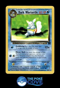 Dark Wartortle 46/82 | Team Rocket Unlimited | Pokemon Uncommon | MP - Image 1