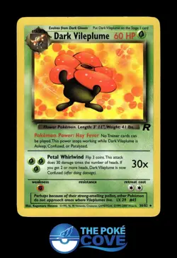 Dark Vileplume 30/82 | Team Rocket Unlimited | Pokemon Rare | LP - Image 1