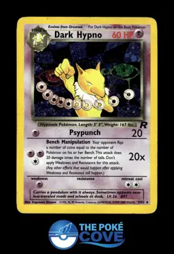 Dark Hypno 9/82 | Team Rocket Unlimited Holo | Pokemon Rare Holo | HP - Image 1