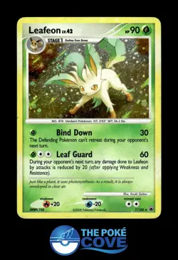 Leafeon 7/100 | Majestic Dawn Holo | Pokemon Rare Holo | HP, SWIRL - Image 1