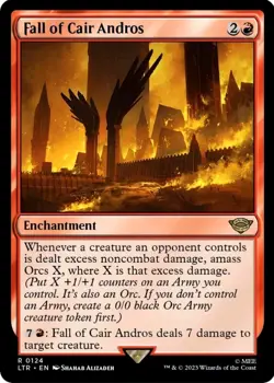 X 1 Fall of Cair Andros NM The Lord of the Rings 124 MTG Magic The Gathering - Image 1