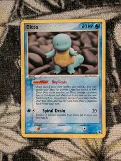 Ditto (Squirtle) 64/113 EX Delta Species Uncommon Pokemon TCG Near Mint ✨ - Image 1