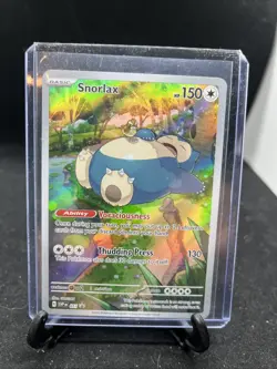 2023 Pokemon Snorlax SV151 Black Star Promo 51 Full Art Holo Sealed - Image 1