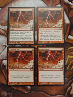 Lightning Bolt M10/M11 X4 (Playset) MTG Magic the Gathering - Image 1