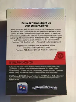 Pokemon TCG Scarlet & Violet Prismatic Evolutions Booster Bundle New Sealed - Image 3