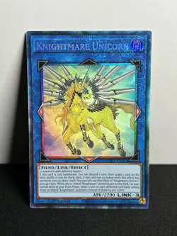 Yugioh Knightmare Unicorn RA01-EN043 Collector's Rare 1st Edition NM/M - Image 1