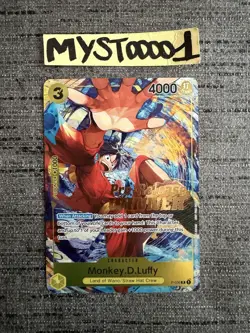 Carte One Piece Monkey.D.Luffy P-036 Promo PRE-RELEASE WINNER Alt English Card - Image 1