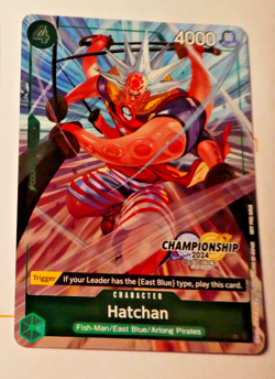 One Piece Card Game Carte Championship Hatchan OP03-033 Alt EN NM 2024 - Image 1
