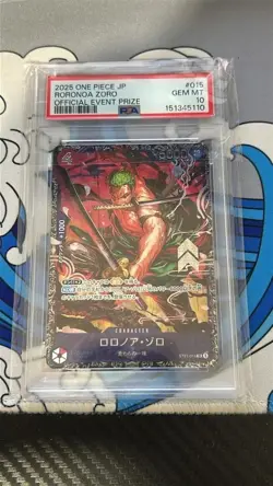 One Piece Card - ST21-015 Roronoa Zoro - Flagship Blattle Top 8 - PSA 10 JAP 2x - Image 3