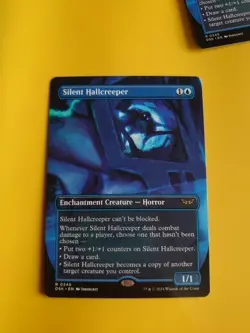 Silent Hallcreeper. Duskmourn. rare 0345 MTG Card. Blue. - Image 1