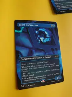 Silent Hallcreeper. Duskmourn. rare 0345 MTG Card. Blue. - Image 3