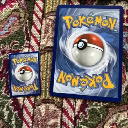 Pokemon cards jumbo Alakazam V and Regular Alakazam V - Image 2