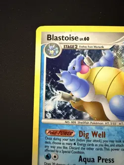 Pokemon TCG Blastoise Holo Rare Card 2/127 Platinum Base Set 2009 - Image 2