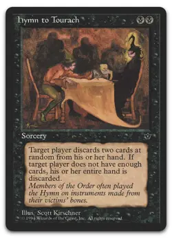 Hymn to Tourach (Kirschner) (NM) Fallen Empires FEM Magic MTG - Image 1