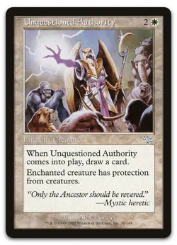 Unquestioned Authority #31 (NM) Judgment JUD Magic MTG - Image 1